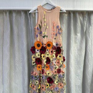 Flower Applique Dress // NWT